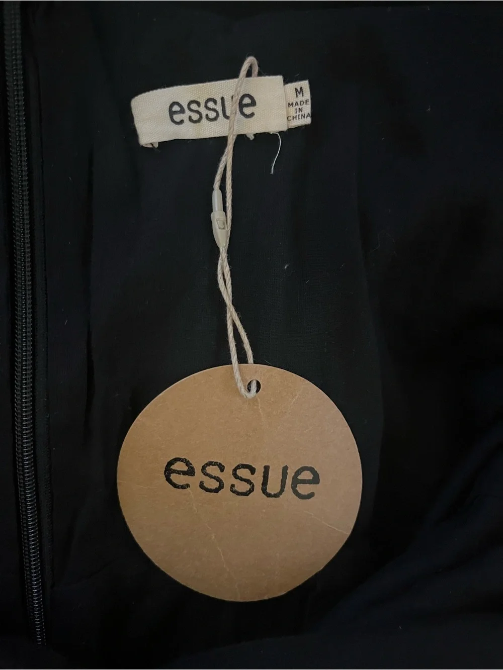 essue Black Wide-Leg Linen Jumpsuit - Picture 4 of 5